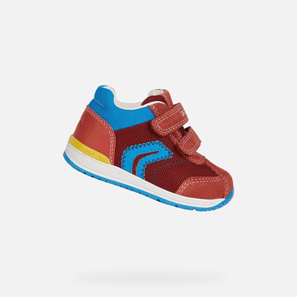 Tenis Geox Bebe Vermelhas - Rishon Boy - MDATX1645